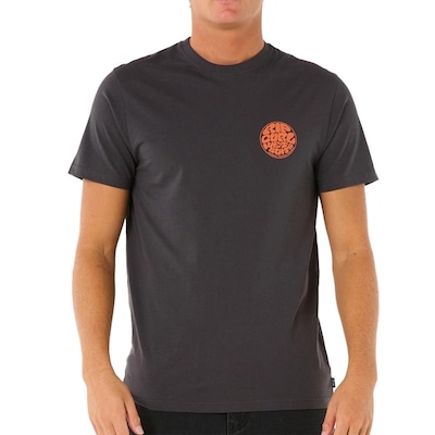 Camiseta Masculina Rip Curl Front Wettie Big WT25 Washed Black - Foto 1