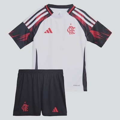 Kit Uniforme de Futebol do Flamengo II 2025 - Infantil - Foto 1