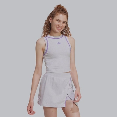 Blusa Cropped Feminina adidas Colorblock - Foto 2
