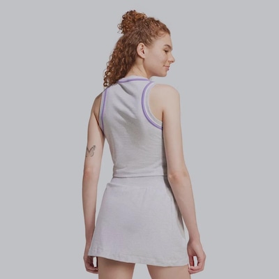Blusa Cropped Feminina adidas Colorblock - Foto 3