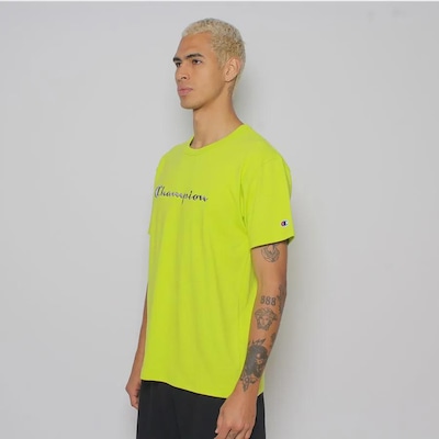 Camiseta Champion Brasil Script Bordado Masculina - Foto 4