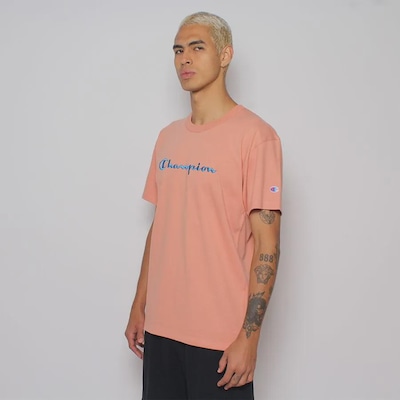Camiseta Champion Brasil Script Bordado Masculina - Foto 2
