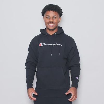 Blusão de Moletom Masculino Champion Cang Superfleece Script Emb Logom - Foto 1