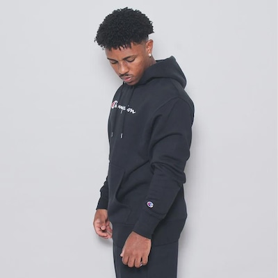 Blusão de Moletom Masculino Champion Cang Superfleece Script Emb Logom - Foto 2