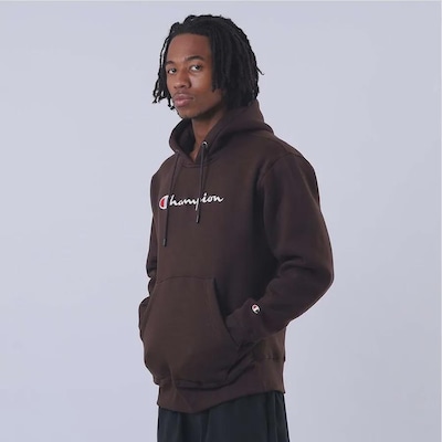 Blusão de Moletom Masculino Champion Cang Superfleece Script Emb Logom - Foto 2