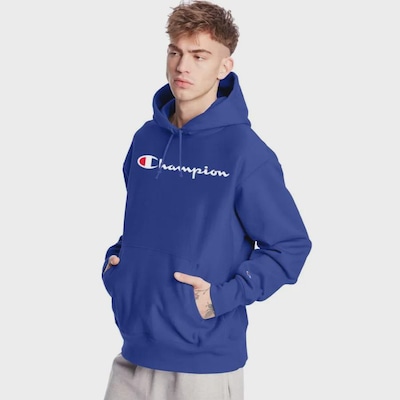 Blusão de Moletom Masculino Champion Cang Superfleece Script Emb Logom - Foto 1