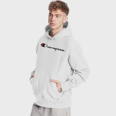 Blusão de Moletom Masculino Champion Cang Superfleece Script Emb Logom - Foto 1
