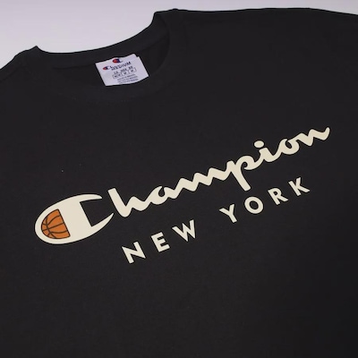 Camiseta Champion Script New York Gt23B 125Sctny - Masculina - Foto 2