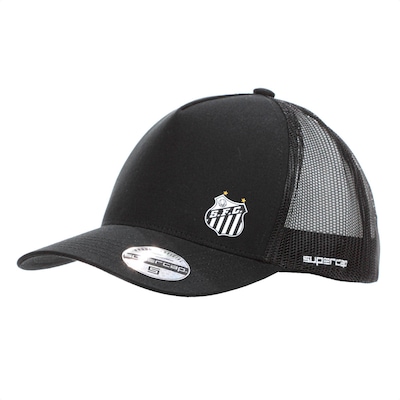 Boné Supercap Santos FC Trucker Aba Curva - Foto 1