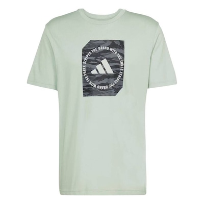 Camiseta adidas M/C Gráfica Camo Masculino - Foto 3