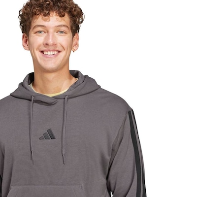 Blusão adidas com Capuz 3 Stripes Masculino - Foto 6