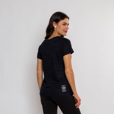 Camiseta Baby Look do Atlético Mineiro Surf Center Oficial Escudo - Feminina - Foto 4