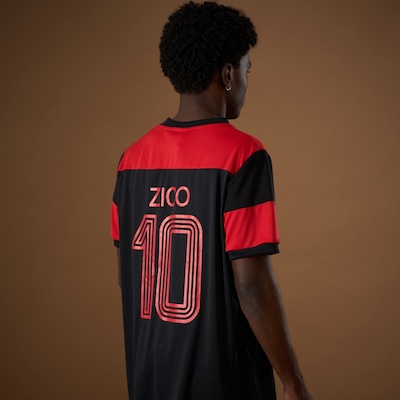 Kit Camisa do Flamengo Confirm + Zico 81 Braziline - 2 Unidades - Masculino - Foto 5