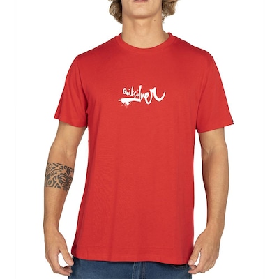 Camiseta Quiksilver Impaired Logo DNA Masculina - Foto 1