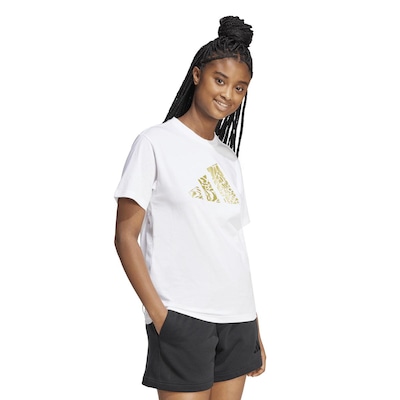 Camiseta adidas Tech Metallic Feminina - Foto 3