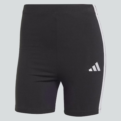 Shorts adidas Biker 3 Stripes Feminino - Foto 4