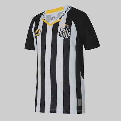 Camisa do Santos II 2025 Umbro Infantil - Foto 3