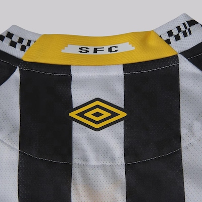 Camisa do Santos II 2025 Umbro Infantil - Foto 4