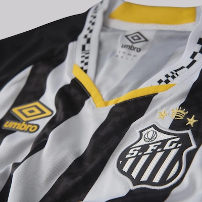 Camisa do Santos II 2025 Umbro Infantil - Foto 6