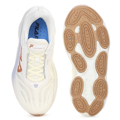 Tênis Fila Float Maxxi 2 Creme Cobre e Cinza - Feminino - Foto 4