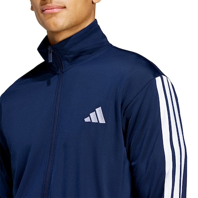 Conjunto Adidas Sportswear Basic Três Listras Tricot  Masculino - Foto 5