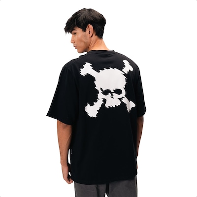 Camiseta Oakley Big Skull Tee Casual Masculino - Foto 2