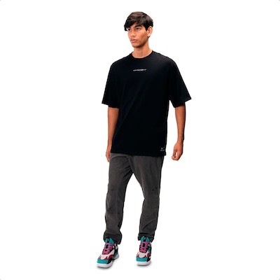 Camiseta Oakley Big Skull Tee Casual Masculino - Foto 4