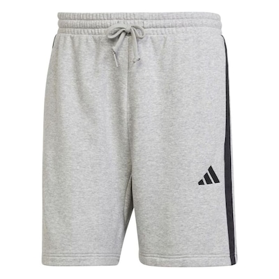 Shorts Adidas 3 Stripes French Terry Masculino - Foto 1