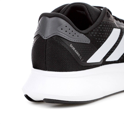 Tênis Adidas Duramo SL2 Preto e Branco  - Masculino - Foto 6