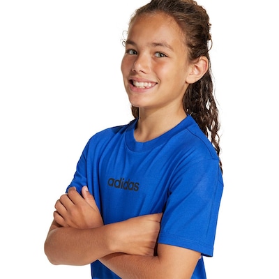 Camiseta adidas Logo Linear Infantil - Foto 3