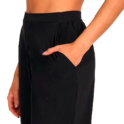 Calça Alto Giro Pregas Athleisure Feminina - Foto 3