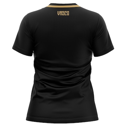 Camisa do Vasco Da Gama Valor Gold Braziline - Feminina - Foto 6