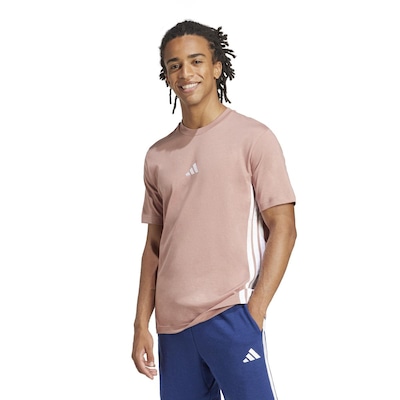 Camiseta adidas Essentials 3 Stripes Masculina - Foto 1