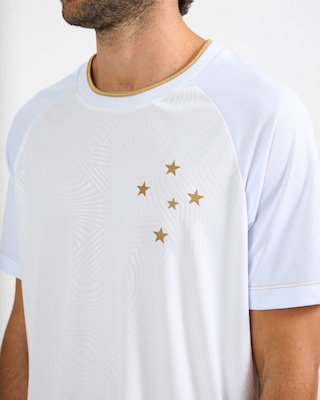 Camisa do Cruzeiro Bio Gold Braziline - Masculina - Foto 4
