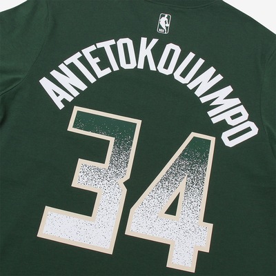 Camiseta Nike Giannis Antetokounmpo Milwaukee Bucks Masculina - Foto 3
