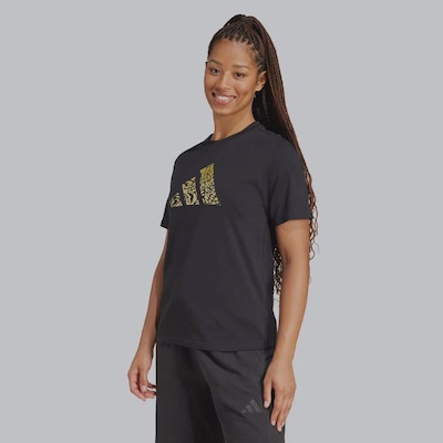 Camiseta adidas Gráfica Metallic Feminina - Foto 5