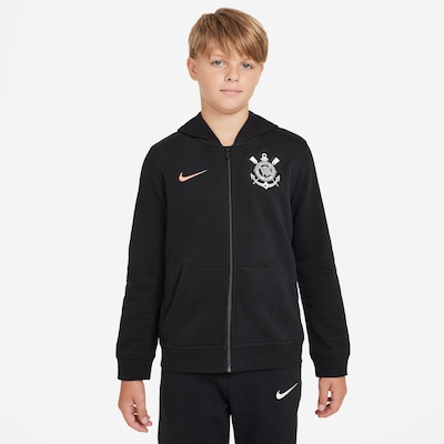 Blusão Infantil do Corinthians Nike Sportswear Club - Foto 1