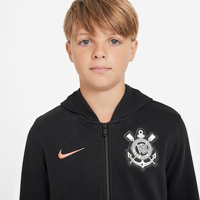 Blusão Infantil do Corinthians Nike Sportswear Club - Foto 3