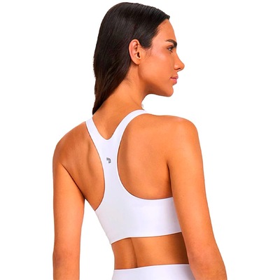 Top Alto Giro Zíper Nadador Feminino - Foto 2