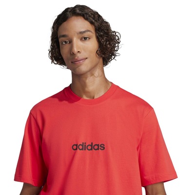 Camiseta adidas Essentials Linear Single Jersey Masculina - Foto 3