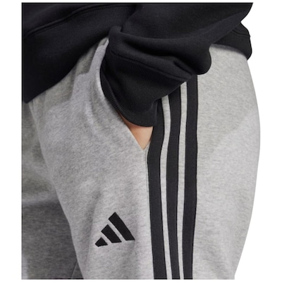 Calça Adidas French Terry 3 Listras - Feminina - Foto 3