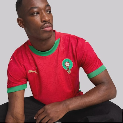 Camisa Marrocos I 2025 Puma Masculina - Foto 3