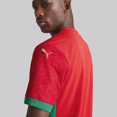 Camisa Marrocos I 2025 Puma Masculina - Foto 4