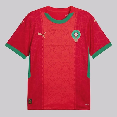 Camisa Marrocos I 2025 Puma Masculina - Foto 5