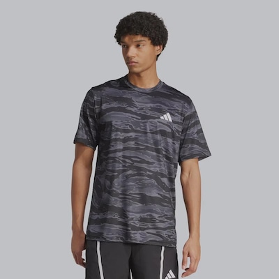 Camiseta adidas Camo AOP Masculina - Foto 1