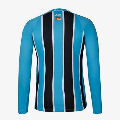 Camisa Manga Longa Umbro Gremio Of.1 2025 Torcedor S/N - Masculina - Foto 2