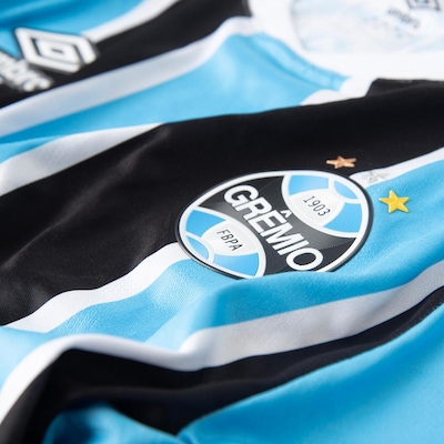 Camisa Umbro Gremio Of.1 2025 Jogador S/n - Masculina - Foto 3
