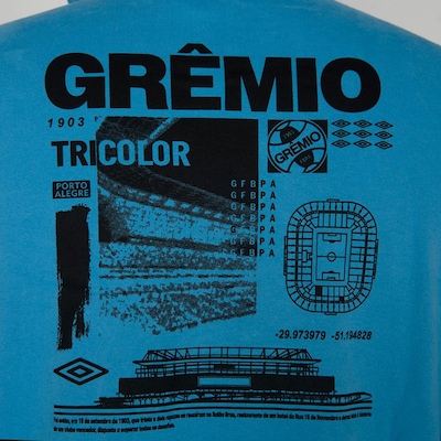 Blusão Umbro Grêmio Viagem 2025 - Masculino - Foto 4