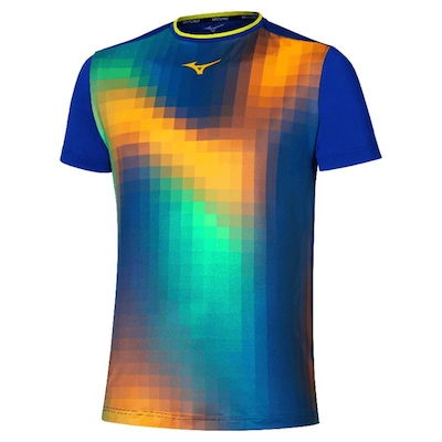 Camiseta Mizuno Tennis Frontier Shadow Grap Masculina - Foto 1