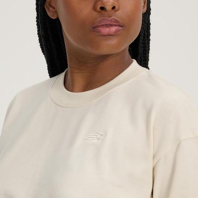 Camiseta New Balance Cropped Small Logo - Feminina - Foto 4